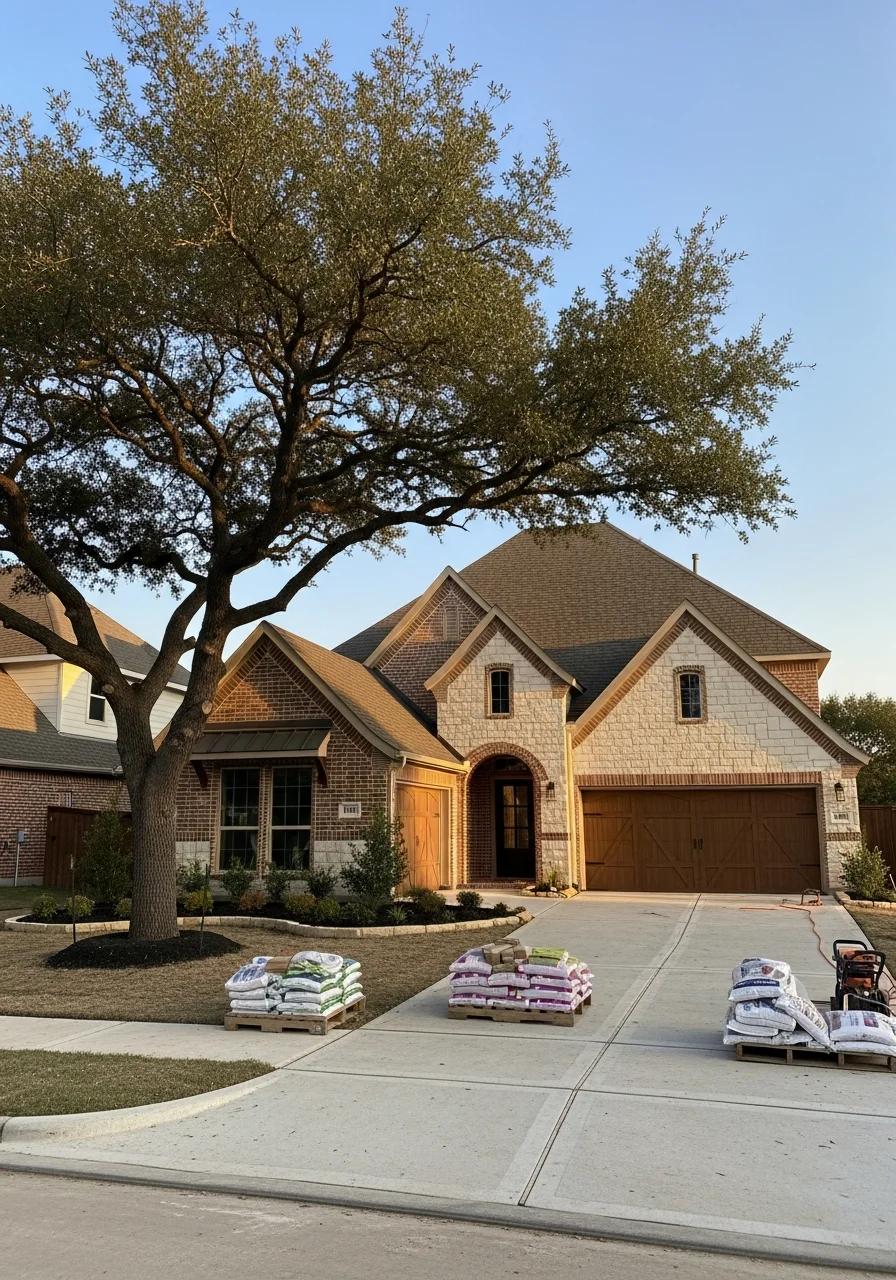 Custom home construction and remodeling project in Kingwood Texas